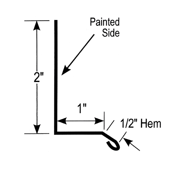 Drip Cap 10' diagram